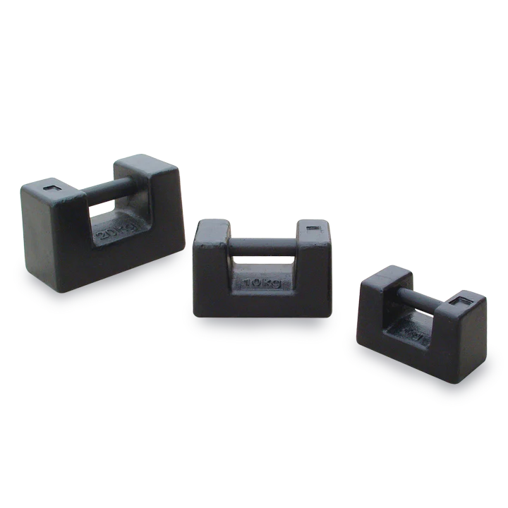 Gietijzeren blokgewichten voor industrieel gebruik van 5 tot 20 kg